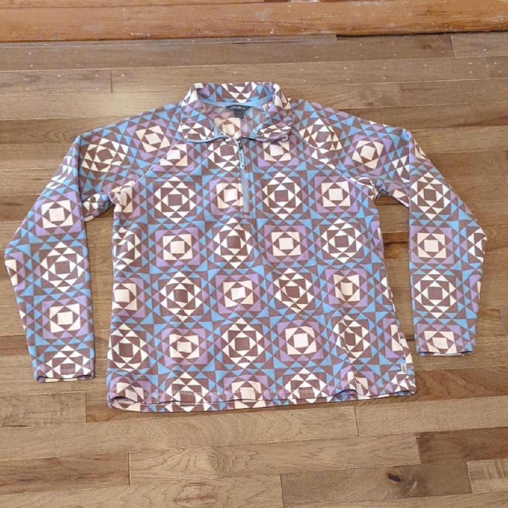 Eddie Bauer Quilt Print Fleece
